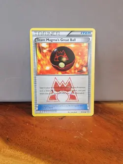 Team Magma's Great Ball - Double Crisis 31/34 Uncommon Non-Holo Pokemon TCG - Image 1