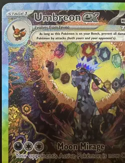 Pokemon Umbreon EX TCG Prismatic Evolutions Holo Card 161/131 Near Mint - Image 3