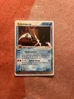 Pokemon TCG English Card Sandstorm Kabutops ex 97/100 Holo LP - Image 1