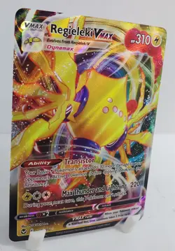 Pokemon TCG Regieleki VMAX #058/195 Sword & Shield: Silver Tempest NM/M Unplayed - Image 3
