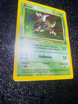 Pokemon TCG Pinsir 9/64 1st Edition Holo Rare Vintage - WOTC Jungle - MP/LP - Image 2