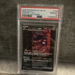Genesect ex - 172/086 - SAR - Black Bolt - Japanese - Pokemon Card - PSA 10 - Image 1