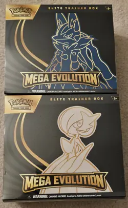 Pokemon ME01 Mega Evolution Elite Trainer Box ETB Set of 2 - Factory Sealed - Image 1