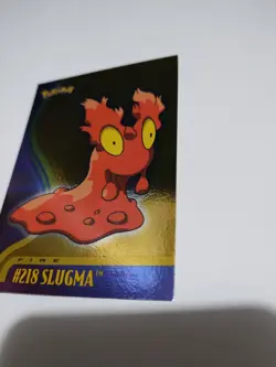 Mint/Nm Super Rare Pokemon Slugma 218 Silver Foil Topps Johto League Champions - Image 2