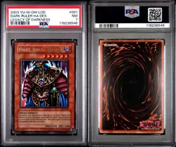 2002 Yu-Gi-Oh! Dark Ruler Ha Des - PSA 7 NM - Vintage Monster - Image 3