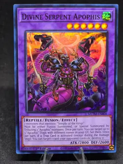Yu-Gi-Oh! Divine Serpent Apophis MZTM-EN004 1st Edition (SR) NM - Image 1