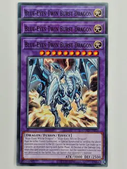 Yu Gi Oh - 3x SDWD-EN036 Blue-Eyes Twin Burst Dragon - Common - Image 1