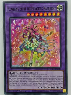 Yu Gi Oh - LEDE-EN036 Flowering Etoile The Melodious Magnificat - Super Rare - Image 1