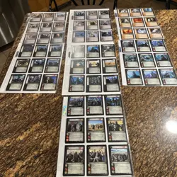 The Two Towers Lord of the Ring LOTR Decipher Unplayed Foil & Base Cards Lot 2 - Image 1