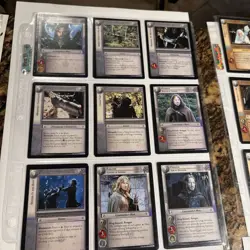 The Two Towers Lord of the Ring LOTR Decipher Unplayed Foil & Base Cards Lot 2 - Image 3