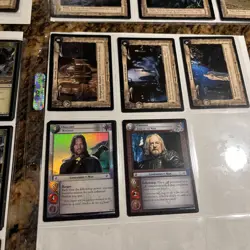 The Two Towers Lord of the Ring LOTR Decipher Unplayed Foil & Base Cards Lot 4 - Image 2