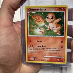 2007 POKEMON D & P SECRET WONDERS SET CHARMANDER CARD 82/132 NM Near Mint TCG - Image 1