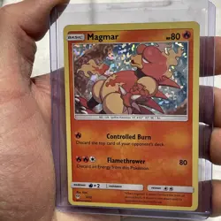 Pokemon Magmar 3/12 Promo McDonalds 2019 Holo Rare Card MP Pokemon Nintendo TCG - Image 1