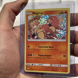 Pokemon Magmar 3/12 Promo McDonalds 2019 Holo Rare Card MP Pokemon Nintendo TCG - Image 2