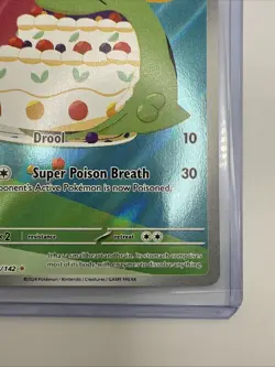 Pokemon Gulpin TCG 154/142 Sv07 Stellar Crown Illustration Rare Holo Card - Image 3