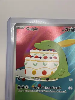 Pokemon Gulpin TCG 154/142 Sv07 Stellar Crown Illustration Rare Holo Card - Image 5