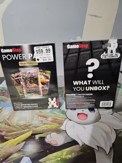 1 Gamestop Pokemon Power Pack Series 1 - 3 TCG Booster Packs 1 PSA 8+Graded Card - Image 4