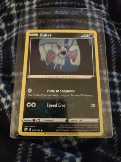 Zubat 089/163 - Asako Ito Crocheted Art - Battle Styles Pokemon Card - Image 3