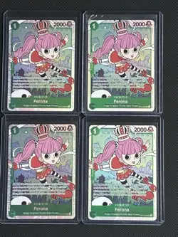 4x Perona SR Legacy of the Master Foil Card OP12-034 - Image 1