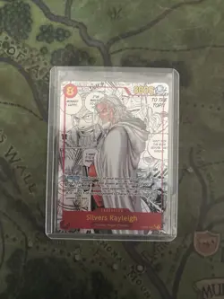 ONE PIECE Card Game Silvers Rayleigh (Manga Alt Art) OP08-118 SEC Two Legends - Image 1
