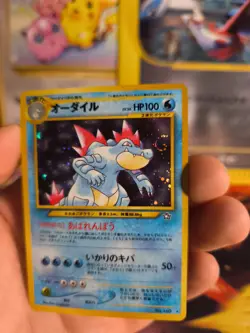 Pokemon Karte Card Impergator Feraligatr Neo Genesis Holo Wotc japanese Exc+ - Image 3