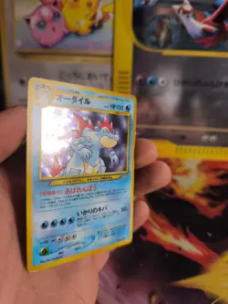 Pokemon Karte Card Impergator Feraligatr Neo Genesis Holo Wotc japanese Exc+ - Image 5