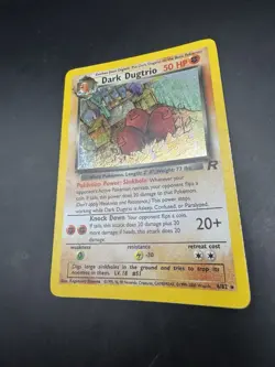 Pokemon TCG Dark Dugtrio 6/82 Team Rocket Rare Holo Card - Image 3