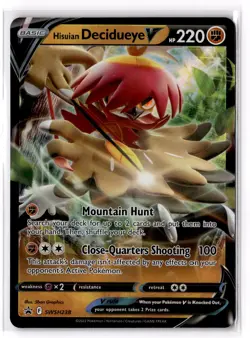 Hisuian Decidueye V - SWSH238 SWSH: Sword & Shield Promo Cards Holo LP - Image 1