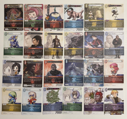 Final Fantasy TCG Gunslinger Of The Abyss Mixed Lot 24 Cards No Dupes No Holos - Image 1