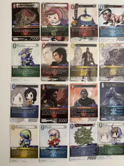 Final Fantasy TCG Gunslinger Of The Abyss Mixed Lot 24 Cards No Dupes No Holos - Image 2