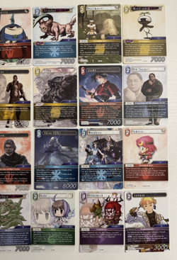 Final Fantasy TCG Gunslinger Of The Abyss Mixed Lot 24 Cards No Dupes No Holos - Image 3