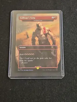 Calliope's Song MTG Secret Lair NM Foil - Image 1
