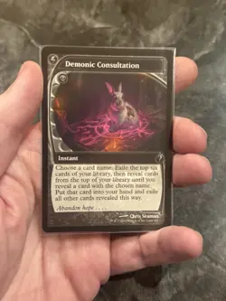 Demonic Consultation (Future Sight) Mystery Booster 2 Regular - Image 1
