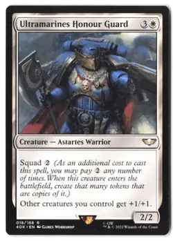 Ultramarines Honour Guard 18 MTG 40K NM - Image 1