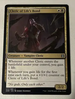 Cleric of Life's Bond (U) MTG Zendikar Rising ZNR - Image 1