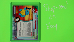 Squirtle #07 Textured Holo Foil, Vintage 1999 Topps Pokemon TV Animation Edition - Image 2