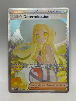 Lillie's Determination Special Illustration Rare Pokemon TCG Mega Evolution 184 - Image 1