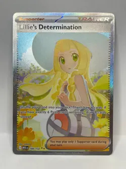 Lillie's Determination Special Illustration Rare Pokemon TCG Mega Evolution 184 - Image 2