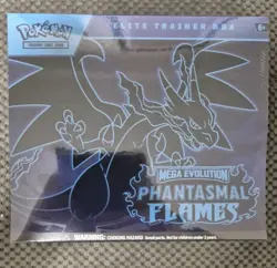 Pokemon TCG: Mega Evolution Phantasmal Flames Elite Trainer Box - ETB New/Sealed - Image 1