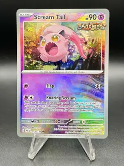 Pokemon TCG Scream Tail 042/131 Master Ball Reverse Holo Prismatic Evolutions - Image 1