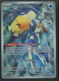 2025 Pokemon Scarlet & Violet Destined Rivals Misty's Psyduck #193/182 - Image 1