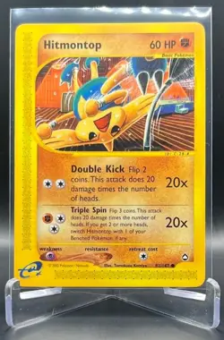 Pokemon TCG Aquapolis HITMONTOP Regular, Common - 82/147 - Image 1