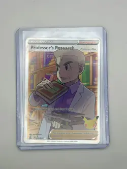 Pokemon TCG Professor's Research (Full Art) Celebrations 024/025 Holo Ultra Rare - Image 1