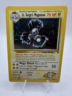 Lt. Surge’s Magneton 8/132 Holo - Gym Heroes - Vintage 2000 - Pokemon TCG - Image 1