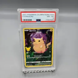Pikachu 005/025 Celebrations Holo Rare Pokemon TCG - PSA 8 NM-MT - Image 1