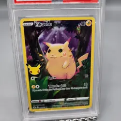 Pikachu 005/025 Celebrations Holo Rare Pokemon TCG - PSA 8 NM-MT - Image 3