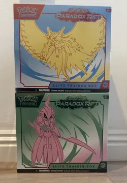 Pokemon TCG Paradox Rift Elite Trainer Box (ETB) Set Bundle of 2 - Image 1