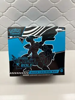 Black Bolt ETB Sealed Zekrom Elite Trainer Box Unopened Pokemon TCG - Image 1
