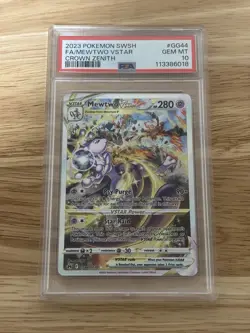 Mewtwo GG44/GG70 | PSA 10 | Pokemon Crown Zenith (2023) | VSTAR | English - Image 1