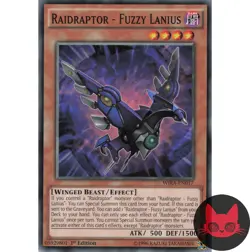 Yugioh Raidraptor - Fuzzy Lanius WIRA-EN017 Common 1st Edition NM - Image 1